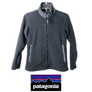 Patagonia Women's Synchilla Fleece Jacket in a dark grey